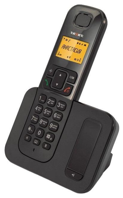 Телефон беспроводной Texet TX-D6605А черный от компании Trento - фото 1