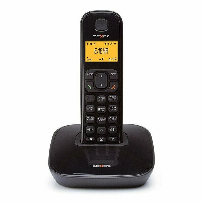 Телефон беспроводной Texet TX-D6705A черный от компании Trento - фото 1