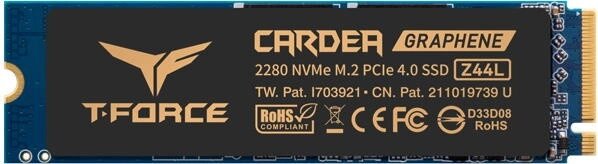 Твердотельный накопитель 1000GB SSD TeamGroup CARDEA Z44L Gaming SSD M. 2 2280 R3500Mb/s, W3000MB/s от компании Trento - фото 1