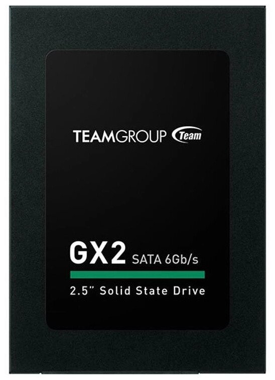 Твердотельный накопитель 1000GB SSD TeamGroup GX2  2.5” SATA3 R530Mb/s, W480MB/s T253X2001T0C101 от компании Trento - фото 1