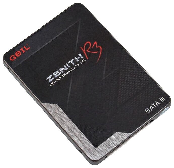 Твердотельный накопитель 256GB SSD GEIL GZ25R3-256G ZENITH R3 Series 2.5” SSD SATAIII Чтение 550MB/s, Запись от компании Trento - фото 1