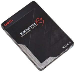 Твердотельный накопитель 256GB SSD GEIL GZ25R3-256G zenith R3 series 2.5” SSD sataiii чтение 550MB/s, запись