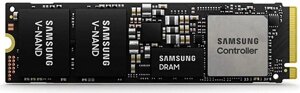 Твердотельный накопитель 256GB SSD samsung PM9a1 M. 2 nvme PCI-E 4.0x4 R6400mb/s W2700MB/s MZVL2256HCHQ-00B00