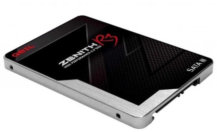 Твердотельный накопитель  512GB SSD GEIL GZ25R3-512G ZENITH R3 Series 2.5” SSD SATAIII Чтение 550MB/s, Запись от компании Trento - фото 1