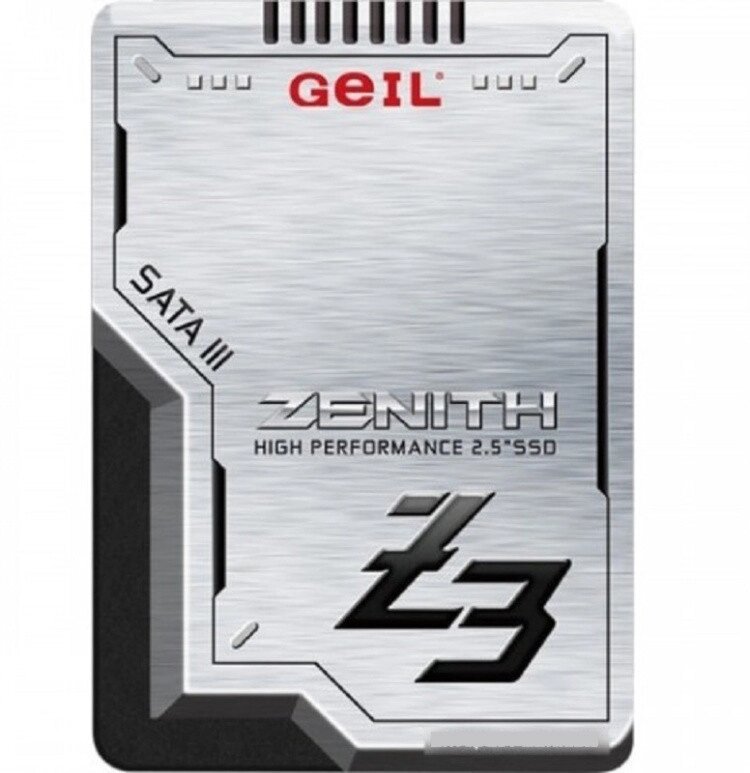 Твердотельный накопитель 512GB SSD GEIL GZ25Z3-512GP ZENITH Z3 Series 2.5” SSD SATAIII Чтение 520MB/s, Запись от компании Trento - фото 1