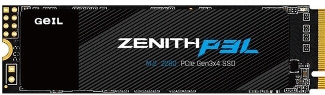 Твердотельный накопитель 512GB SSD GEIL P3L GZM2PCIE-512G M. 2 2280 PCIe Gen3x4 with NVMe R2000MB/s, W1500MB/s от компании Trento - фото 1