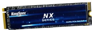 Твердотельный накопитель SSD 256Gb KingSpec NX-256 2280, M. 2 NVMe