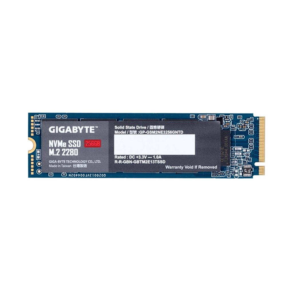 Твердотельный накопитель внутренний Gigabyte GP-GSM2NE3256GNTD 256GB M. 2 PCI-E 3.0x4 от компании Trento - фото 1