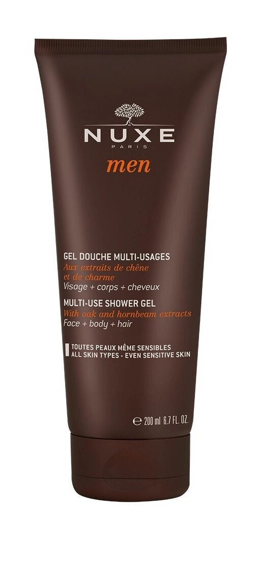 Универсальный очищающий гель Nuxe Men Multi-Use Shower Gel для лица, тела и волос 200 мл (3264680004964) от компании Trento - фото 1
