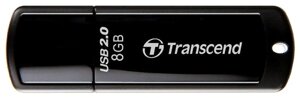 USB флеш 8GB 2.0 transcend TS8gjf350 черный