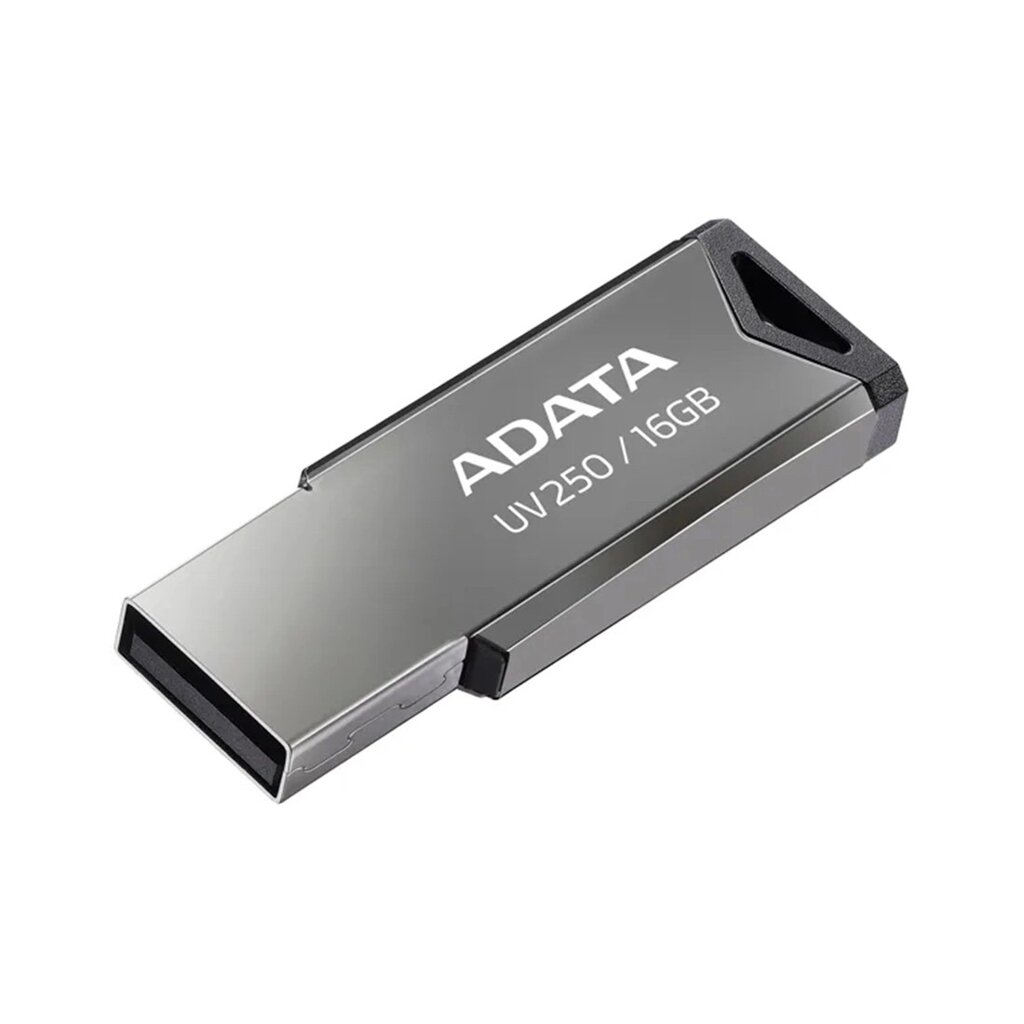 USB-накопитель ADATA AUV250-16G-RBK 16GB Серебристый от компании Trento - фото 1