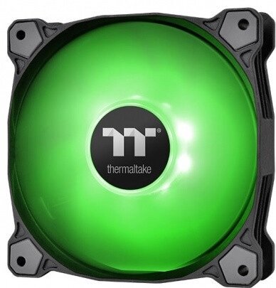 Вентилятор для корпуса Thermaltake Pure A12 LED/Fan/Hub 9 LED/LED Green, CL-F109-PL12GR-A от компании Trento - фото 1