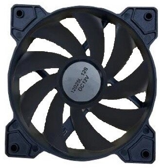 Вентилятор для корпуса Wintek M1-12BL, 120mm, 1100rpm, Black, 3p+4pin от компании Trento - фото 1