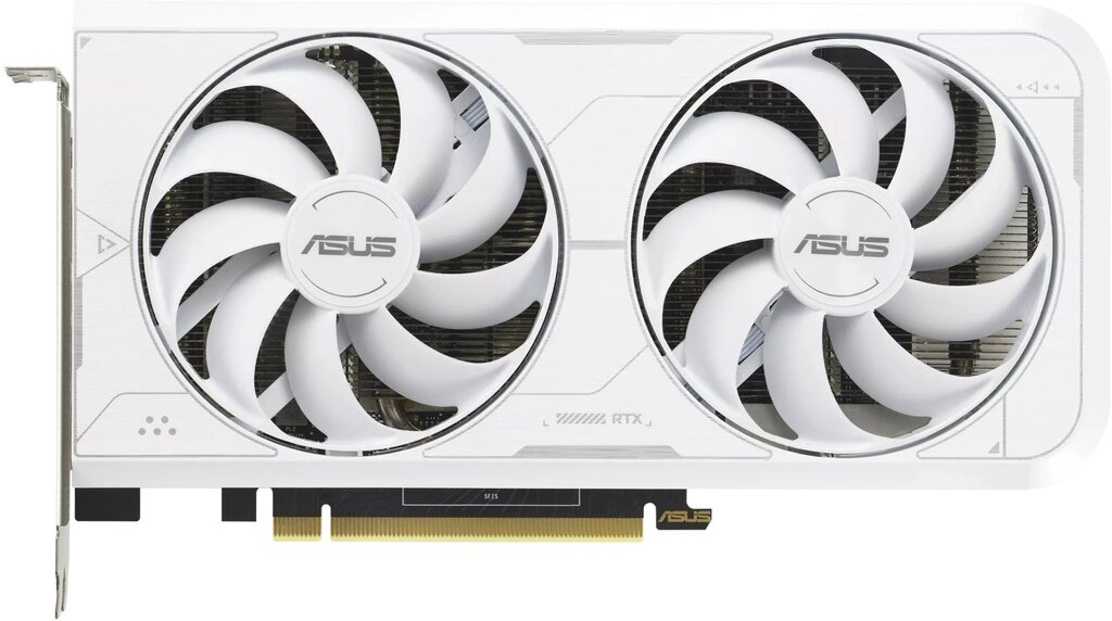 Видеокарта ASUS Dual GeForce RTX 3060Ti White OC Edition, 8GB DUAL-RTX3060TI-O8GD6X-WHITE, BOX от компании Trento - фото 1