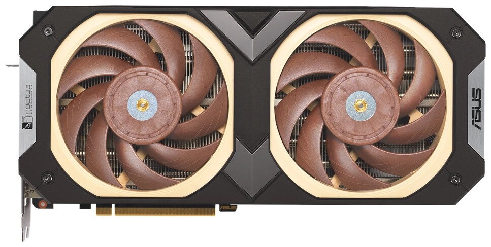 Видеокарта ASUS RTX4080-O16G-NOCTUA, 16Gb GDDR6X/ 256bit, 2xHDMI, 3xDP, HDCP Support 2.3 BOX от компании Trento - фото 1