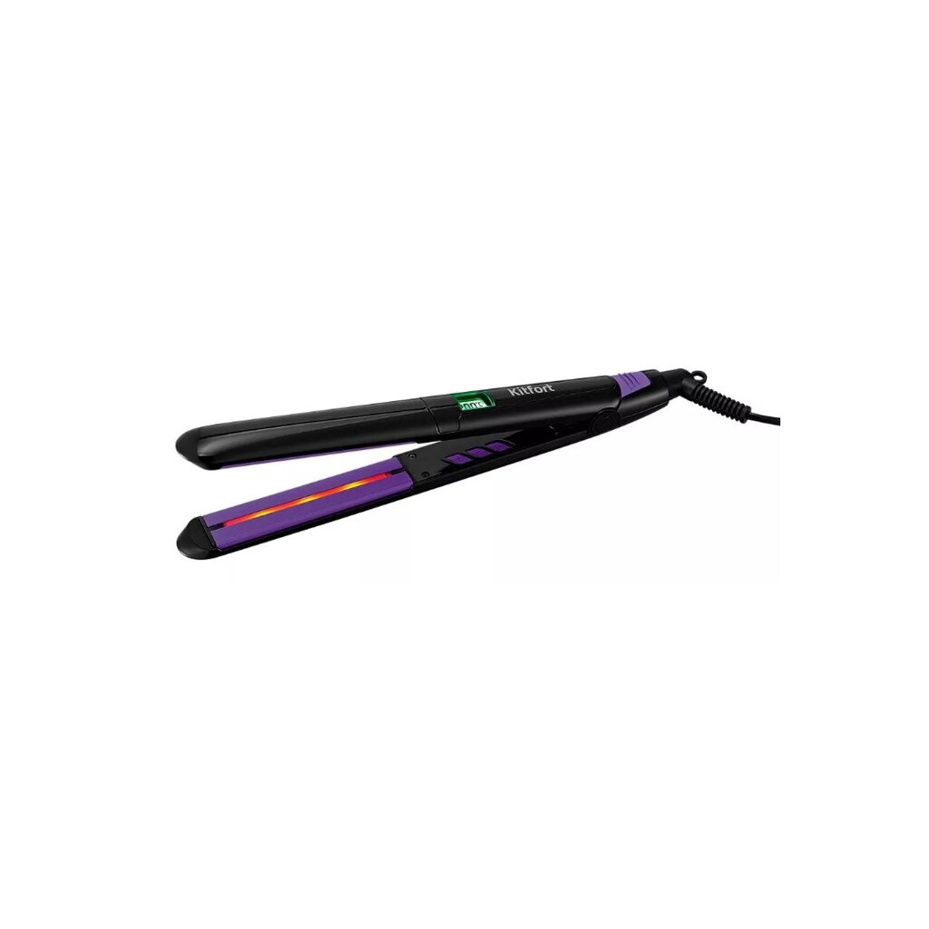 Выпрямитель для волос Kitfort КТ-3226-1 черно-фиолетовый от компании Trento - фото 1