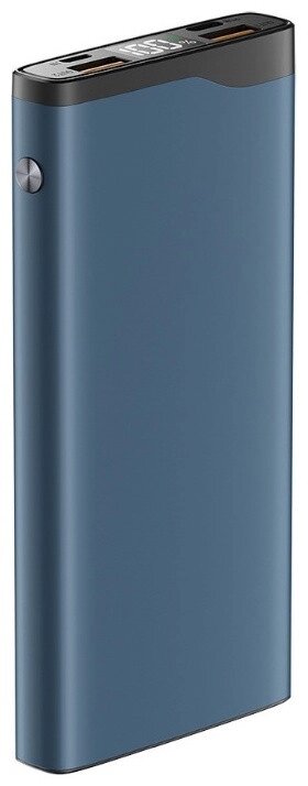 Зарядное устройство Power bank Olmio QL-20, 20000mAh, голубой от компании Trento - фото 1