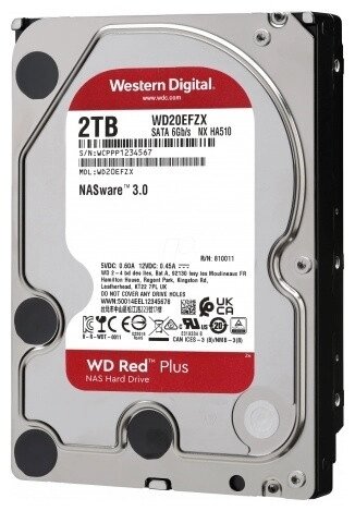 Жесткий диск для NAS систем HDD  2Tb Western Digital RED WD20EFZX от компании Trento - фото 1