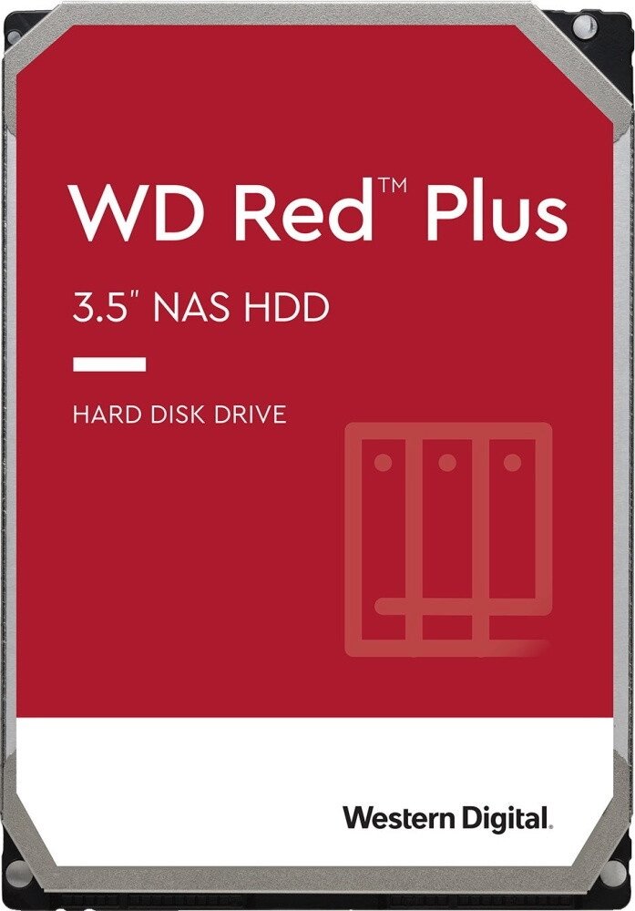 Жесткий диск для NAS систем HDD  6Tb Western Digital Red Plus NAS WD60EFPX от компании Trento - фото 1