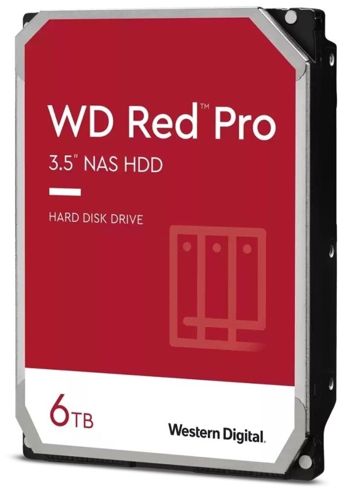 Жесткий диск для NAS систем HDD  6Tb Western Digital Red PRO WD6003FFBX от компании Trento - фото 1