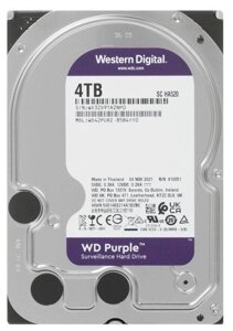 Жесткий диск для видеонаблюдения HDD 4Tb Western Digital Purple WD42PURU