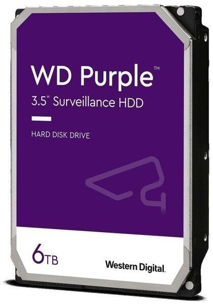 Жесткий диск для видеонаблюдения HDD 6Tb Western Digital Purple WD63PURZ от компании Trento - фото 1