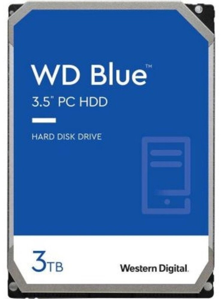 Жесткий диск HDD 3Tb Western Digital Blue WD30EZAZ от компании Trento - фото 1