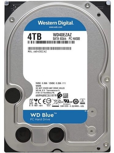 Жесткий диск HDD 4Tb Western Digital Blue WD40EZAZ от компании Trento - фото 1