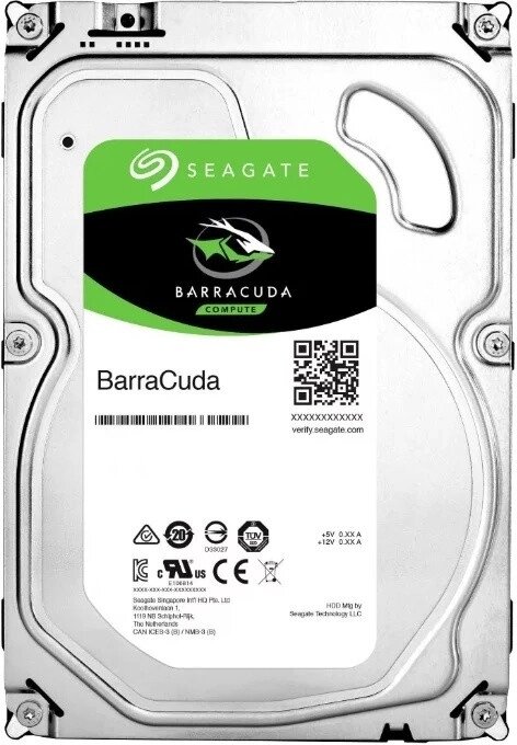 Жесткий диск HDD  6Tb Seagate Barracuda Compute SATA6Gb/s 256Mb 3,5" ST6000DM003 от компании Trento - фото 1