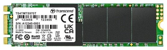 Жесткий диск SSD 256GB Transcend TS256GMTS970T-I M2 от компании Trento - фото 1