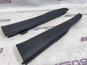 Накладка на порог салона Mercedes-Benz E-Class W211 М272.964 2005 задн. (б/у)