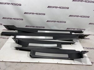 Накладка на порог наружная Mercedes-Benz C-Class W203 M272.921 2006 задн. (б/у)
