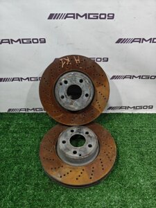 Диск тормозной Mercedes-Benz E-Class W212 M276.952 2012 перед. (б/у)