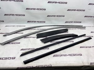 Молдинг задней форточки Mercedes-Benz E-Class W211 М112.649 2004 задн. (б/у)