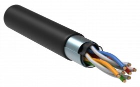 BC3-C5e04-339-305-G IEK кабель витая пара F/UTP кат. 5E 100мгц 4 пары LDPE outdoor 1м черный generica