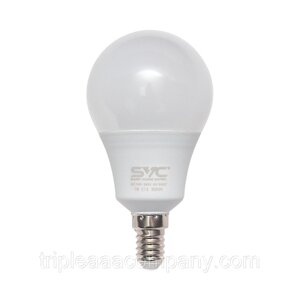 Эл. лампа светодиодная SVC LED G45-7W-E14-3000K, Тёплый