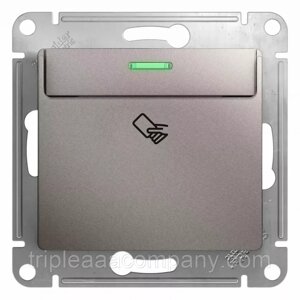Glossa карточный выключатель,10AX, механизм, платина