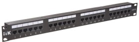 ITK 1U патч-панель кат. 6 UTP 24 порта (Dual)