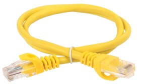 ITK Коммутационный шнур (патч-корд) кат. 5E UTP 2м желтый