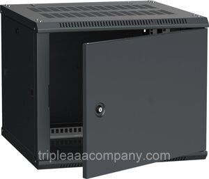 ITK шкаф LINEA W 9U 600x600 мм дверь металл, RAL9005 IEK E-PRO