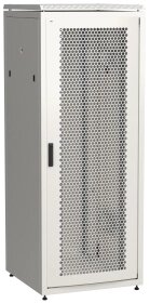 ITK Шкаф сетевой напольный 19" LINEA N 42U 800х800мм перфорированная передняя дверь, задняя металлическая