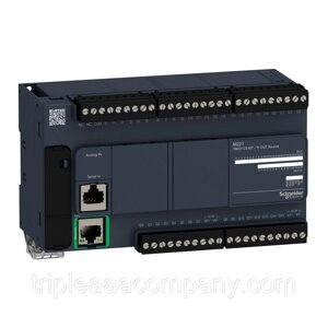 Компактный Базовый блок M221-40IO транзист источник Ethernet TM221CE40T