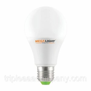 LED лампа A60 "standart" 15W 1350lm 230V 6500K E27 megalight (100)