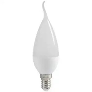 LED лампа CF37 "свеча на ветру" 7W 630lm 230V 4000K E27 (10/100)