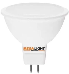 LED лампа MR16 "spot" 7W 630lm 230V 4000K GU5.3 megalight (10/100)