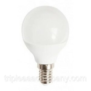 LED лампа P45 "шар" 4,5W 405lm 230V 2700K E14 megalight (10/100)