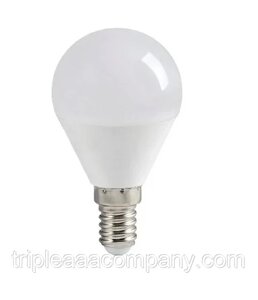 LED лампа P45 "шар" 4,5W 405lm 230V 4000K E14 megalight (10/100)