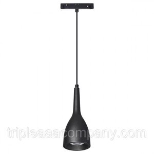 LED светильник груша подвесной (черный) 12W 90 ° 90х800 48V