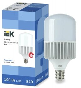 LLE-HP-100-230-65-E40 IEK лампа светодиодная HP 100вт 230в 6500к E40 IEK