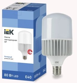 LLE-HP-80-230-65-E40 IEK лампа светодиодная HP 80вт 230в 6500к E40 IEK